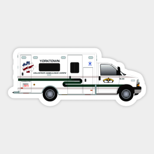 Yorktown VAC Ambulance, New York, Chevy Sticker